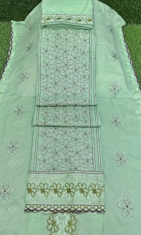 সুতি গোলাপ- লেমন- কালার