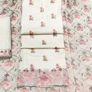 জামদানী স্টাইল -ওয়ান-  বিস্কেট কালার