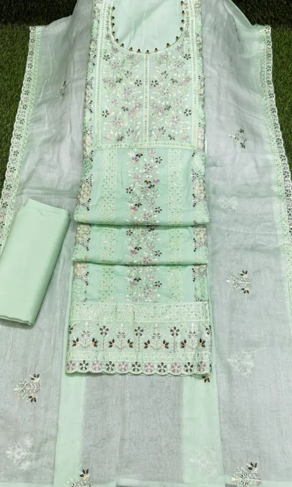 সুতি বক্স গলা -লেমল কালার