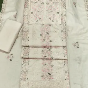 সুতি বক্স গলা -বিস্কেট কালার
