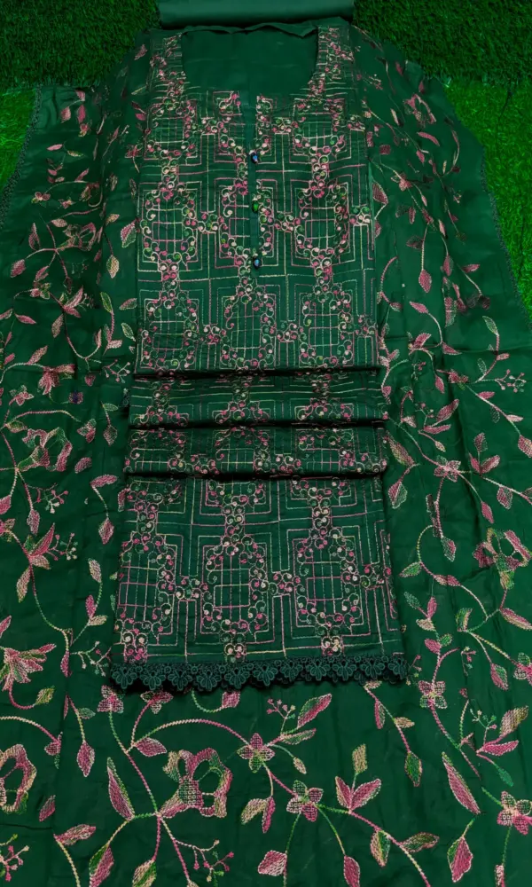 লাকনো কাজের - সবুজ কালার