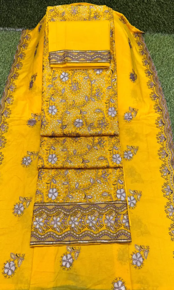 সুতি বারিশ ৪ - মাস্টার হলুদ কালার