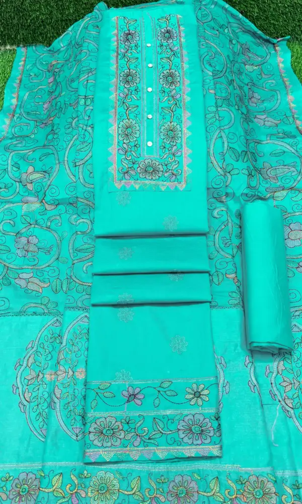 নকশী স্টাইল কাজ করা- পেষ্ট কালার