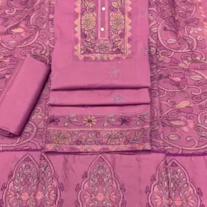 নকশী স্টাইল কাজ – ডিপ পিয়াজ কালার