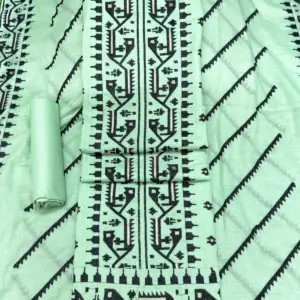 জামদানি স্টাইল ২ লেমন কালার