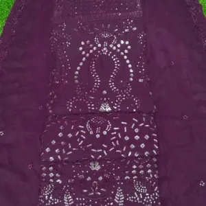 সফট জর্জেট,, D-PK কলিজা কালার