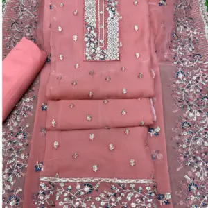 বারি কাজের ওড়না,,, ইট কালার