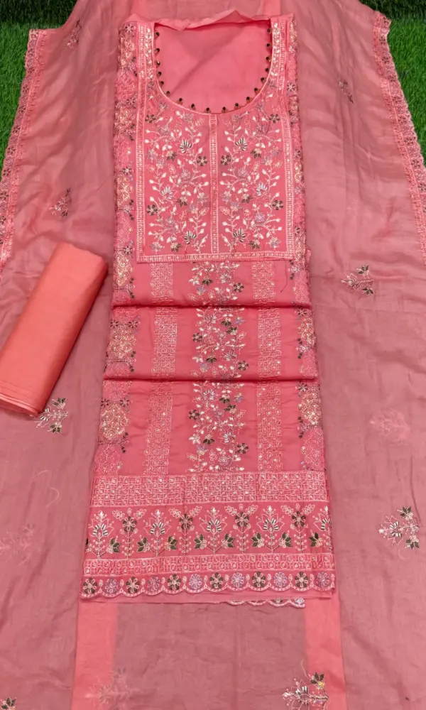 সুতি বক্স গলা - মিষ্টি কালার
