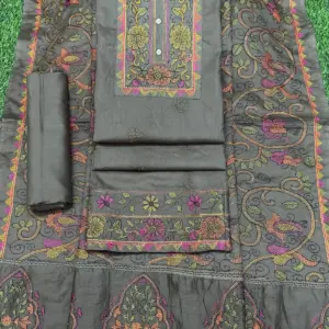 নকশী স্টাইল কাজ - শেওলা কালার
