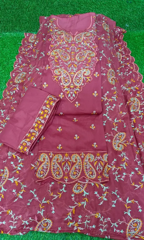 জোড়া কালকা - বুটিক্স - পিয়াজ কালার