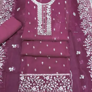 বারি কাজের ওড়না,,, ডিপ ড্রাগন কালার