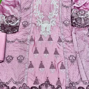 D - 00117 -   { কোটা জর্জেট } পিয়াজ কালার