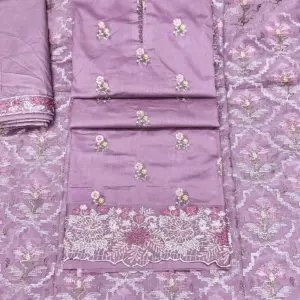 জামদানি স্টাইল 1 লাইট পিয়াজ কালার